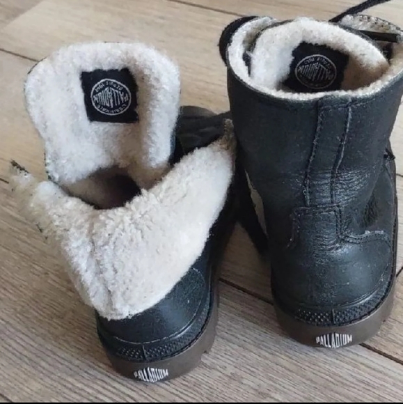 Palladium Baggy Toddler Warm Leather Boots - Picture 8 of 8